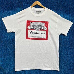 Budweiser King of Beers Graphic T-Shirt Size Large